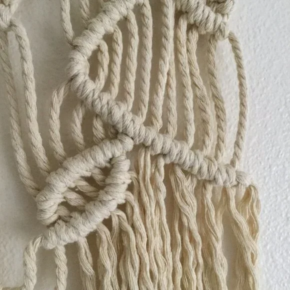 Handmade Vine Macrame Wall Hanging Tapestry - Picture 3 of 4